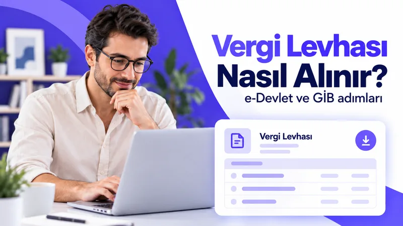 Vergi levhası nasıl alınır: e-Devlet ve GİB üzerinden vergi levhası indirme